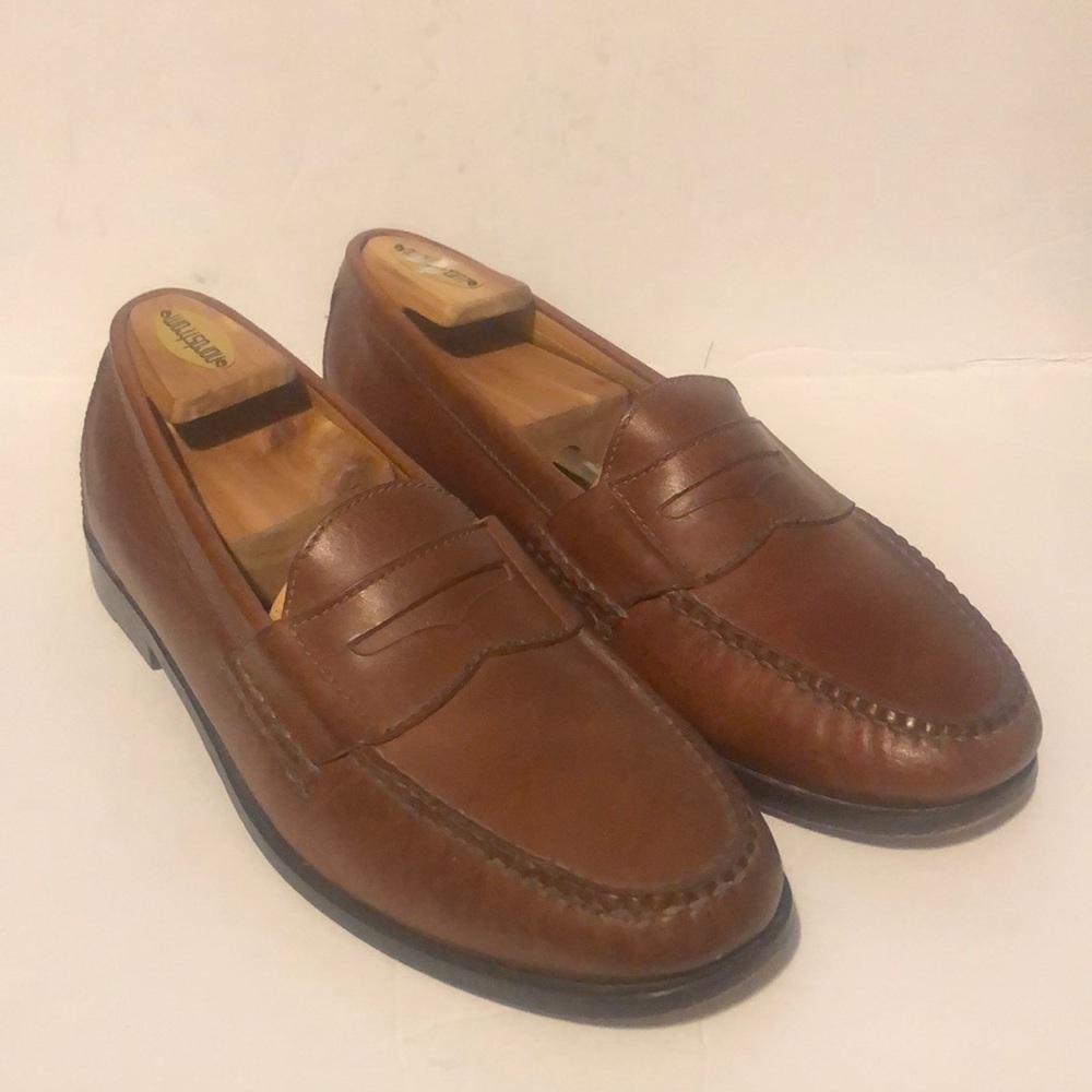 Cole Haan British Tan Scotch Leather Penny Loafer C06983